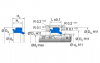 DIP DIP 34 - 2 | NBR 146094 | 34 X 43 X 6,5 MM | Buffer seal set style DIP Freudenberg Sealing Technologies