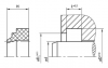 AE47 AE47 | 90 TPU PU905501 Blue | 18 X 26 X 4 MM | DICHTOMATIK Wiper AE47 Freudenberg Sealing Technologies