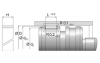 EKF EKF | PA 4201 | 80 X 76 X 15 MM | Merkel Guide Ring series EKF Freudenberg Sealing Technologies