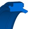 DIP DIP 34 - 2 | NBR 146094 | 34 X 43 X 6,5 MM | Buffer seal set style DIP Freudenberg Sealing Technologies