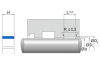 SB SB | HGW HG600 | 550 X 555 X 24,5 MM | Merkel Guide Bush series SB Freudenberg Sealing Technologies