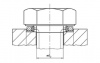 USS DICHTOMATIK Bonded Seal USS SC ZNS M6 | 70 FKM FP703402 Brown Steel sheet | 6,6 X 11 X 1 Freudenberg Sealing Technologies