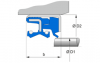 COMBI F6 COMBI SF6 | 75 FKM 595 / | 58 X 82 X 16 / 0 MM | COMBI F6 Freudenberg Sealing Technologies
