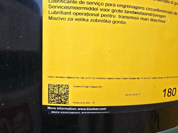 Смазка KLUBERFLUID C-F 3 Ultra в бочках 180 кг на складе
