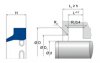 P6 P6 P 1932/4/ / | 85 FKM K664 | 220 X 240 X 18 MM | Merkel Wiper OB series P6 Freudenberg Sealing Technologies
