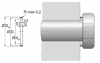 USIT A USIT A A M20 | 70 NBR 177646 Black SPCC-1B | 20,5 X 28 X 2 Freudenberg Sealing Technologies