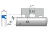 NI300 NI300 XN 9208 | 94 AU 925 | 12 X 20 X 8 MM | U-ring seal series N Freudenberg Sealing Technologies