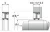 WAD WAD - rubber-encased outer surface second lip | 70 NBR NB703412 Black | 75 X 95 X 12 / MM | DICHTOMATIK Rotary Shaft Seal with spring Freudenberg Sealing Technologies