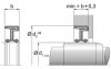 WAD WAD - rubber-encased outer surface second lip | 70 NBR NB703412 Black | 55 X 82 X 9,3 / MM | DICHTOMATIK Rotary Shaft Seal with spring Freudenberg Sealing Technologies