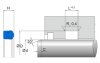 S8 S8 | 70 NBR B209 | 35 X 43 X 6 MM | Merkel Compact Seal series S8 Freudenberg Sealing Technologies