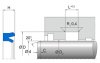 NI150 NI150 N 1045 | 80 NBR 878 | 20 X 28 X 5,5 MM | U-ring seal series N Freudenberg Sealing Technologies