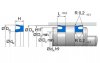 NAPN NAPN 63 - 2 | 75 FKM 230553 | 63 X 53 X 7 MM | U-ring seal series NAPN Freudenberg Sealing Technologies