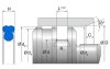OMEGAT OMK-PU Merkel Omegat-Seal set DW series OMK-PU | 95 AU V142 / NBR | 2-PARTS | 40 X 29 X 4 MM Freudenberg Sealing Technologies