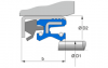 COMBI COMBI | 72 NBR 902 / | 75 X 102 X 14 / 0 MM | COMBI Freudenberg Sealing Technologies