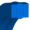 M17 M17 M 4590/4/ / | 80 NBR B246 | 320 X 345 X 12 MM | Merkel Rotomatic-Sealing ring series M17 Freudenberg Sealing Technologies