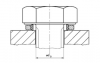 US DICHTOMATIK Bonded Seal US ZNS 1 1/4" | 70 FKM FP703402 Brown Steel sheet | 42,8 X 49,5 X 2 Freudenberg Sealing Technologies