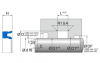TMP20 TMP20 | 93 AU V167 | 280 X 310 X 20,9 MM | Merkel Rod-U-Cup series TMP20 Freudenberg Sealing Technologies