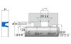 TMP20 TMP20 | 93 AU V167 | 80 X 100 X 14,6 MM | Merkel Rod-U-Cup series TMP20 Freudenberg Sealing Technologies